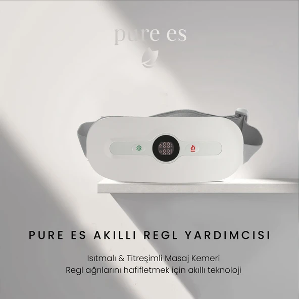 Pure Es Akıllı Isıtıcılı Masaj Kemeri Beyaz ürün görseli 1