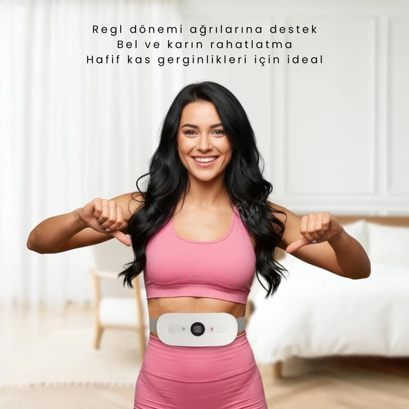 Pure Es Akıllı Isıtıcılı Masaj Kemeri Beyaz - Resim 2