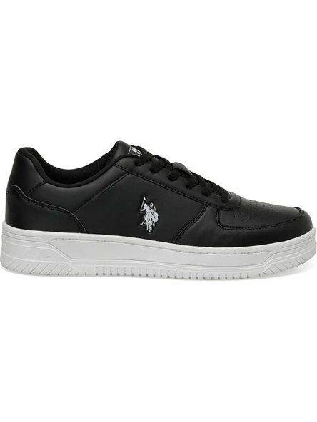 U.S.POLO ASSN ROBERT 4FX SİYAH BEYAZ COMFORT CASUAL ANATOMİK SPOR AYAKKABI - Resim 3