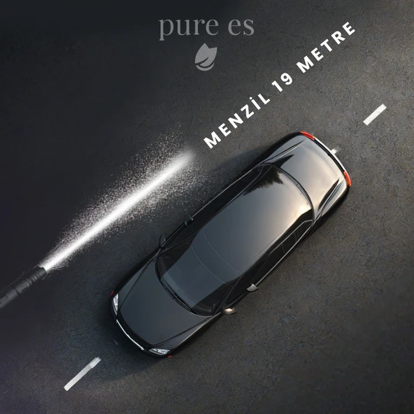 Pure Es Yüksek Basınçlı Yıkama Makinesi Siyah - Sarı - Resim 4