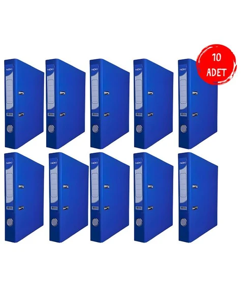 Noki Klasör Plastik Çıtalı Dar Mavi 10’lu - Resim 2
