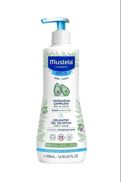 Mustela Yenidoğan Şampuanı 500 ml ürün görseli 1