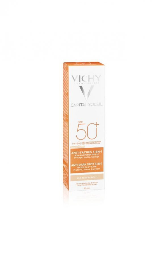 VICHY Ideal Soleil SPF50+ Anti-Dark Spots 50 ml - Lekeli Ciltler için Güneş Kremi - 2