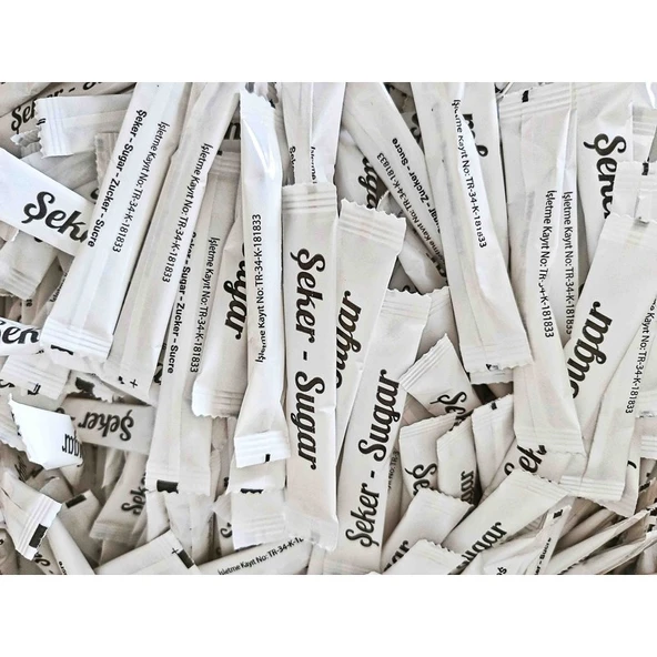 Asil Stick Şeker Toz 3GR 1000ADET (3kg) - Resim 2