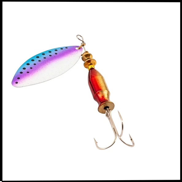 Uyguna-Yakala  Gökkuşağı Mavi - No:2/16GR Turna Levrek Alabalık Döner Olta Kaşık -KAŞ.089-16G ürün görseli 1