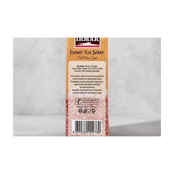 IRMAK Esmer Toz Şeker 500 gr 12Adet - Resim 2