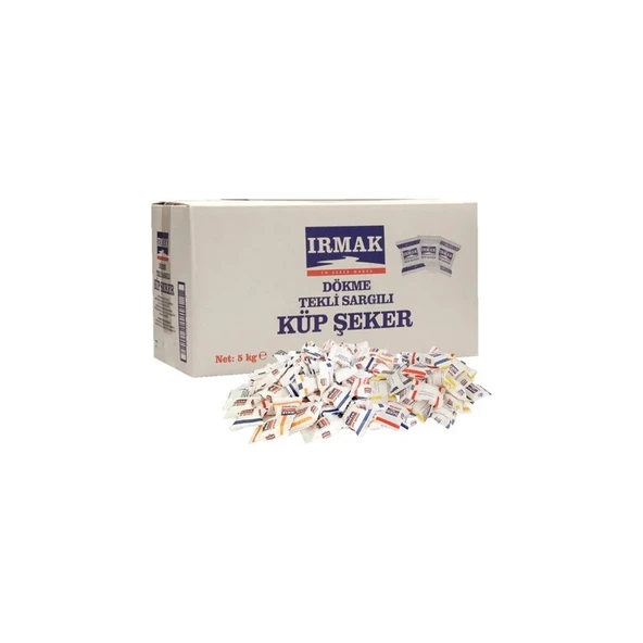 IRMAK Tek Sargılı Küp Şeker 5kg ürün görseli 1