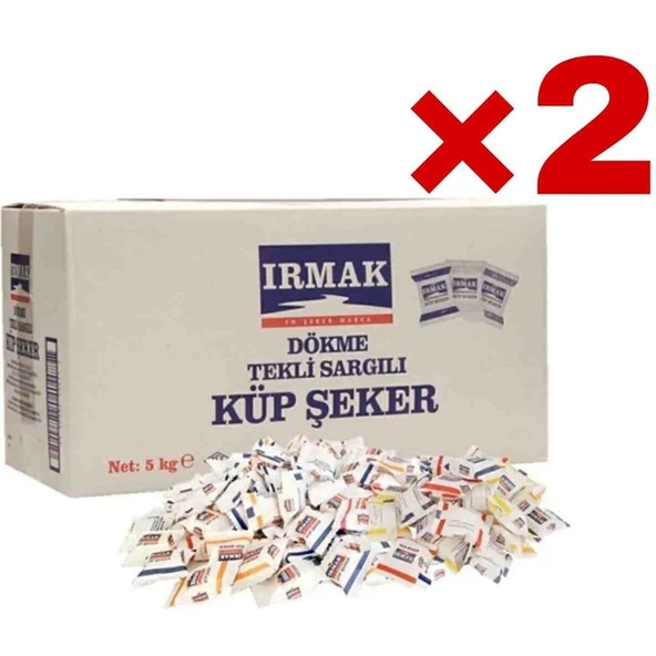 IRMAK Tek Sargılı Dökme Şeker 5kg 2 koli ürün görseli 1