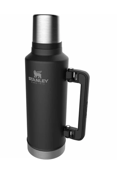 Stanley Klasik Vakumlu 1.9 lt Çelik Termos Siyah - Resim 2