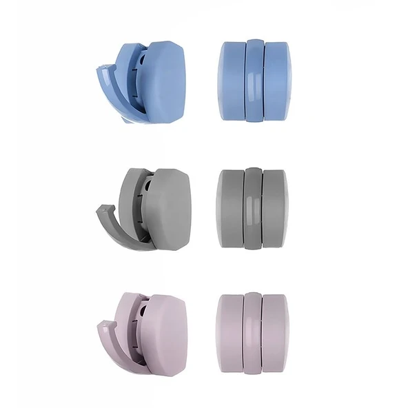 Çok Amaçlı Askı Lunia Hook Tekli (2 Adet ) - Resim 4