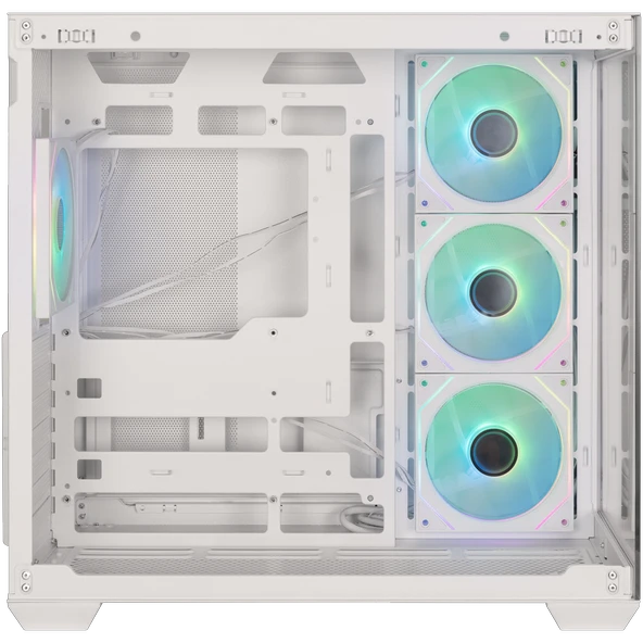 BitFenix AL118850W 80+Bronze Tempered Glass ARGB USB 3.0 ATX Mid Tower Beyaz Kasa BFC-ALB85WWGSW-4A - Resim 3