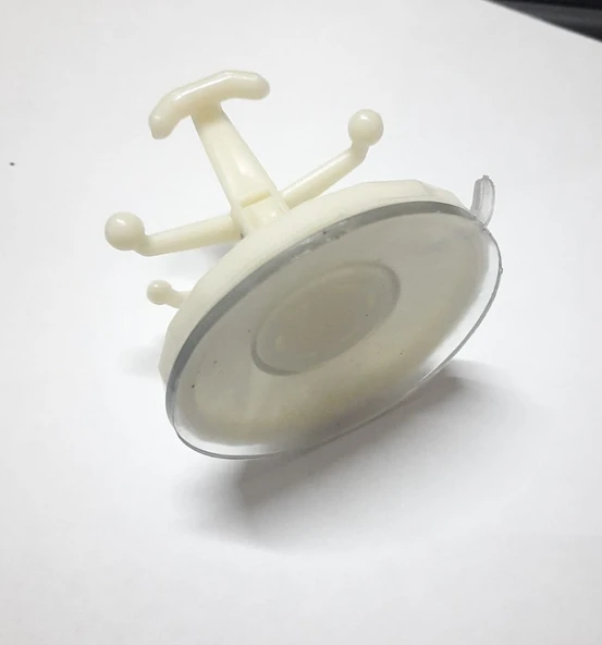 6 Kancalı Çok Amaçlı Vantuzlu Topuz Askı - Resim 4