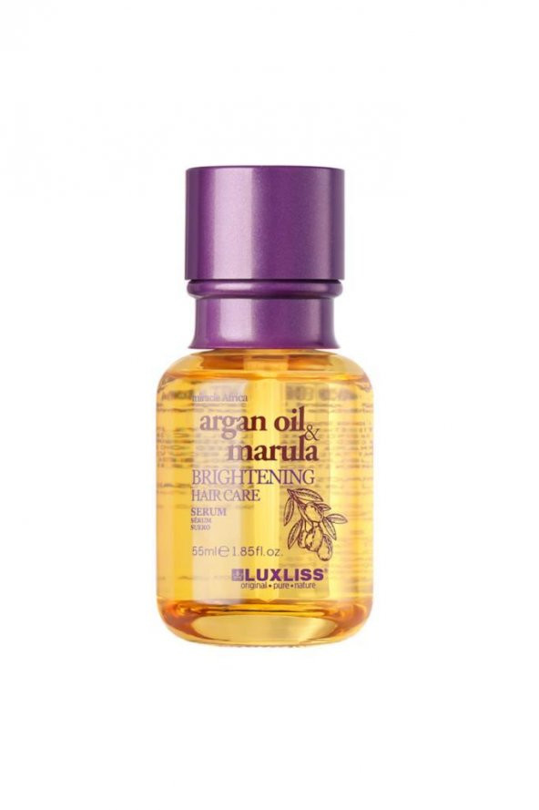 LUXLISS Argan Oil Marula Brightening Hair Care Serum 55 ml