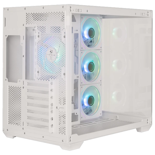 BitFenix AL118850W 80+Bronze Tempered Glass ARGB USB 3.0 ATX Mid Tower Beyaz Kasa BFC-ALB85WWGSW-4A - Resim 5