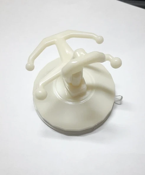 6 Kancalı Çok Amaçlı Vantuzlu Topuz Askı - Resim 2