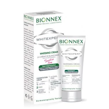 BIONNEX Whitexpert Hassas Bölgeler için Aydınlatıcı - Beyazlatıcı - Leke Bakım Kremi 50 ml