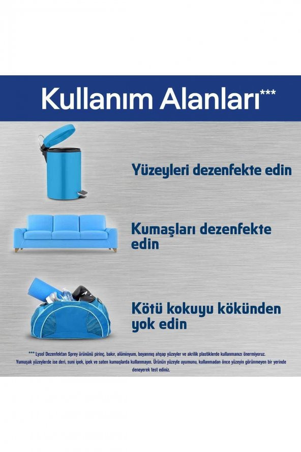Dezenfektan Sprey Temizliğin Esintisi 2li, Yüzeyler Için, 2x400 Ml - 6