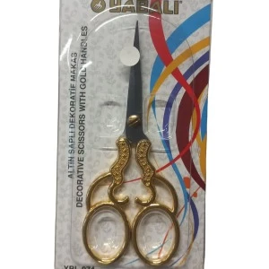 Nakış Makası Altın Saplı Dekoratif Makas Ybl-074 Model 2 ürün görseli 1