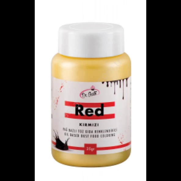 25 gr Yağ Bazlı Toz Gıda Boyası - Kırmızı ürün görseli 1