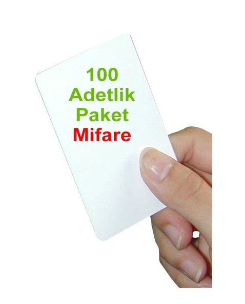Nif Bilişim 1. sınıf Mifare kart 13.56Mhz M2 Mifare Kart 100 Adet ürün görseli 1