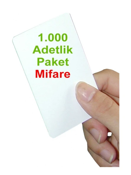 Nif Bilişim 1. sınıf Mifare kart 13.56Mhz M2 Mifare Kart 1000 Adet ürün görseli 1