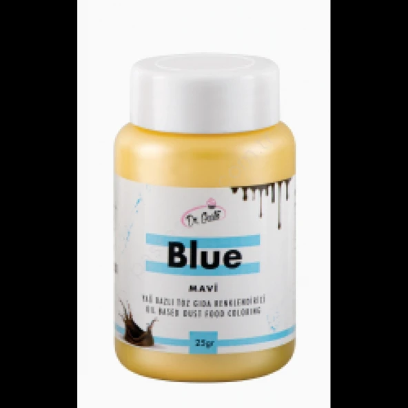 25 gr Yağ Bazlı Toz Gıda Boyası - Mavi ürün görseli 1