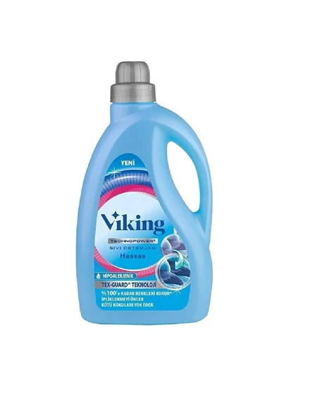 VİKİNG SIVI DETERJAN TECHNOPOWER HASSAS 2,7 LT - Resim 2
