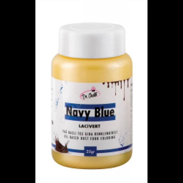 25 gr Yağ Bazlı Toz Gıda Boyası - Lacivert ürün görseli 1