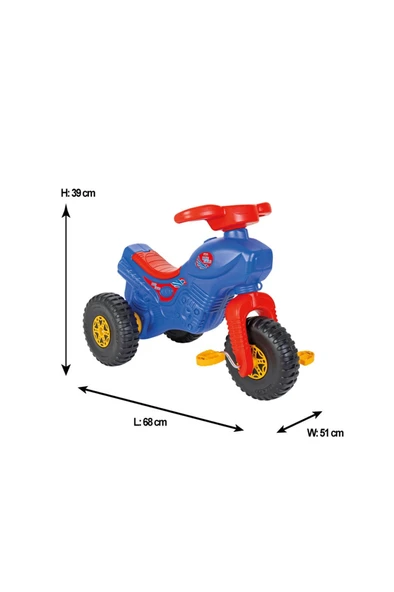 07 175 NessiWorld Black Eagle Pedallı Motorsiklet ürün görseli 1