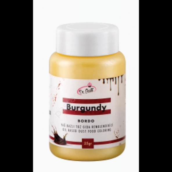 25 gr Yağ Bazlı Toz Gıda Boyası - Bordo ürün görseli 1