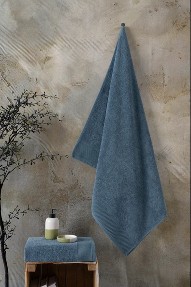 Varol Royal Serisi 2’li Havlu Seti – 50x90 & 90x150 cm, 500 gsm Premium - Resim 9