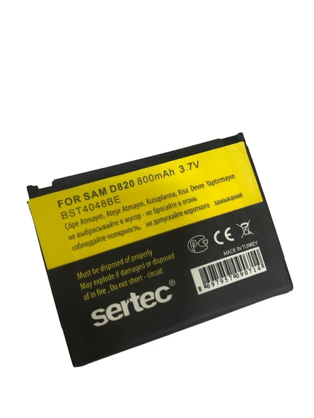 Samsung V740/D820 Uyumlu Batarya ürün görseli 1