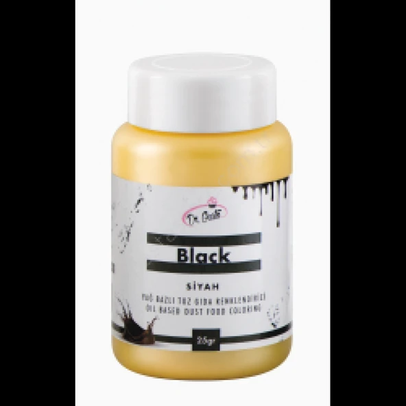 25 gr Yağ Bazlı Toz Gıda Boyası - Siyah ürün görseli 1