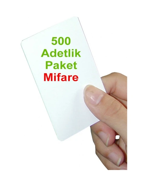 Nif Bilişim 1. sınıf Mifare kart 13.56Mhz M2 Mifare Kart 500 Adet ürün görseli 1