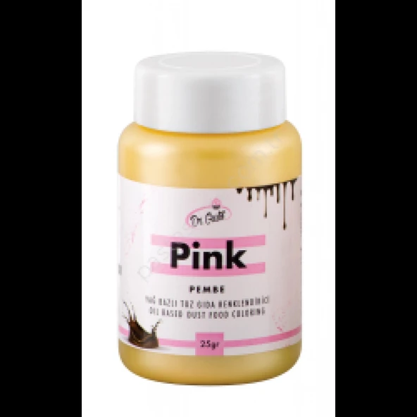 25 gr Yağ Bazlı Toz Gıda Boyası - Pembe ürün görseli 1