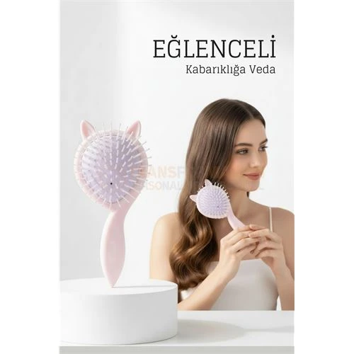 Doğal Antistatik Hava Yastıklı Saç Fırçası - Dolaşık Saç Açıcı Tarak ürün görseli 1
