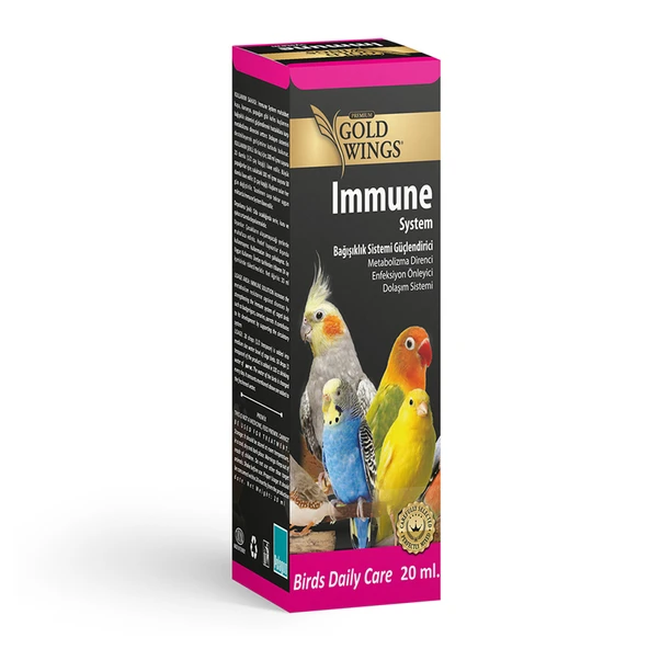 GWP Immune (Enfeksiyon Önleyici) Kuş Vitamini 20cc ürün görseli 1