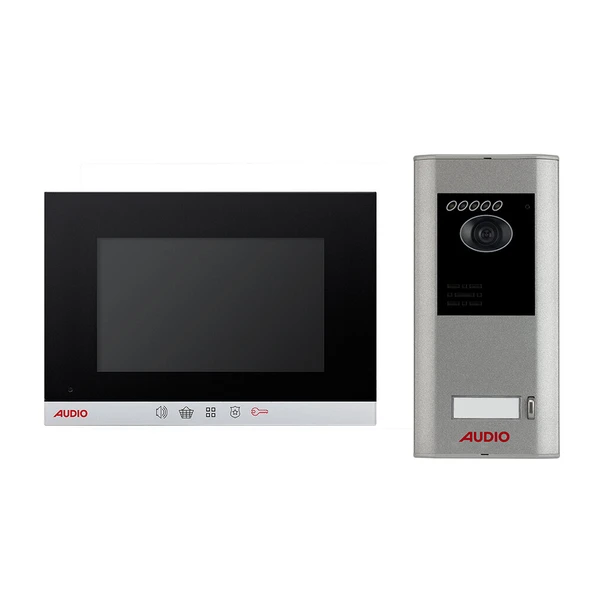 AUDIO 7'' GÖRÜNTÜLÜ VİLLA SET BUS PLUS BEYAZ MEKANİK BUTON ürün görseli 1