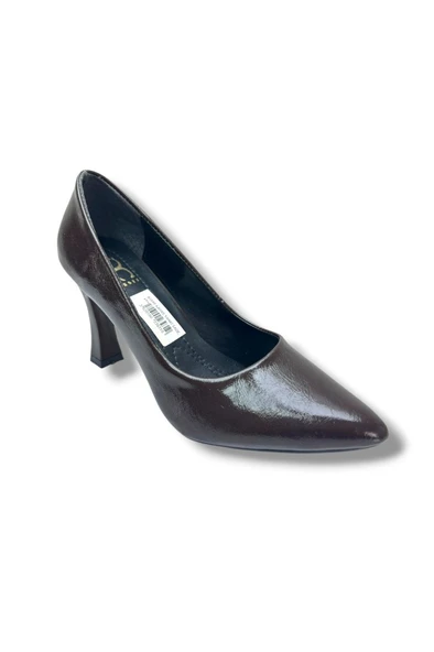 C-Shoes 349-26 Kırışık Rugan Deri Kadın Stiletto ürün görseli 1