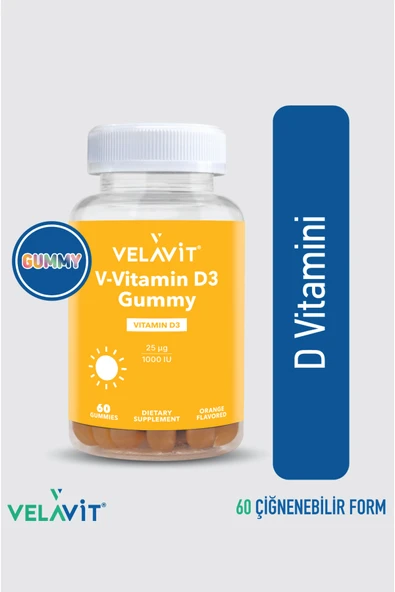 VELAVİT V-Vitamin D3 Gummy ürün görseli 1
