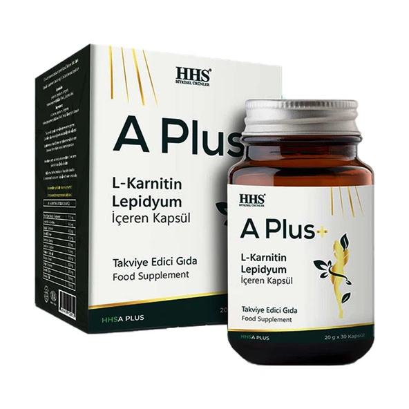 hhs l carnitine lepidium PTTAVM: HHS A PLUS+ L-Carnitine Lepidium İçeren Kapsülü 30 Kapsül X 2 Kutu