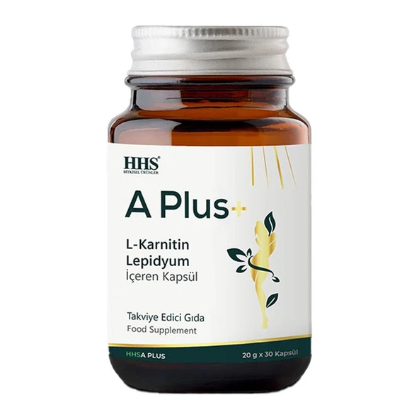 HHS A PLUS+ L-Carnitine Lepidium İçeren Kapsülü 30 Kapsül X 6 Kutu - Resim 3