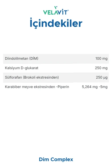 VELAVİT Dim Complex 30 Tablet - Resim 2