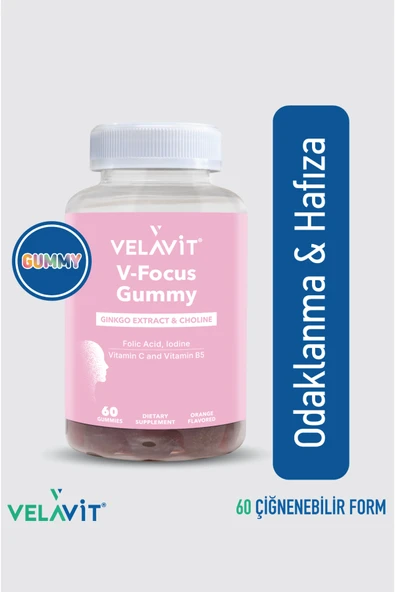 VELAVİT V-Focus Gummy ürün görseli 1