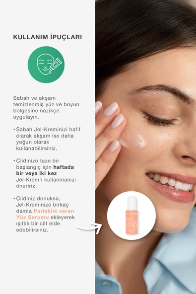 LA ROSEE PARİS NEMLENDİRİCİ JEL-KREM Organik Salatalık Özü İçeren - 60 mL - Resim 3