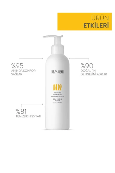 BABE Intimate Hygiene Gel 250 ml - Resim 2