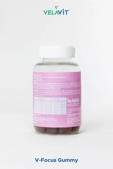 VELAVİT V-Focus Gummy - Resim 4