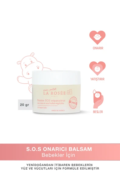 LA ROSEE PARİS Mon Petit Sos Onarici Balsam Bitkisel Yağlar Ve Bal Mumu İçeren 20 G ürün görseli 1