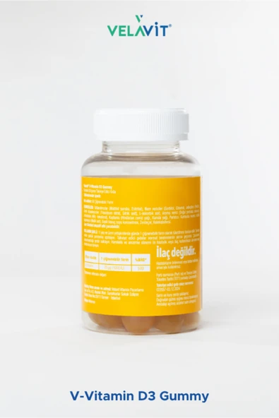 VELAVİT V-Vitamin D3 Gummy - Resim 4
