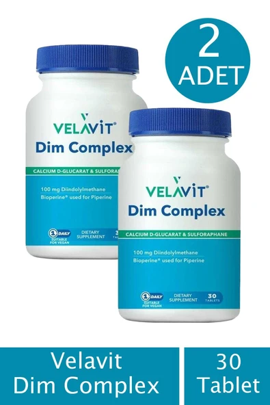 VELAVİT Dim Complex 30 Tablet 2 ADET ürün görseli 1